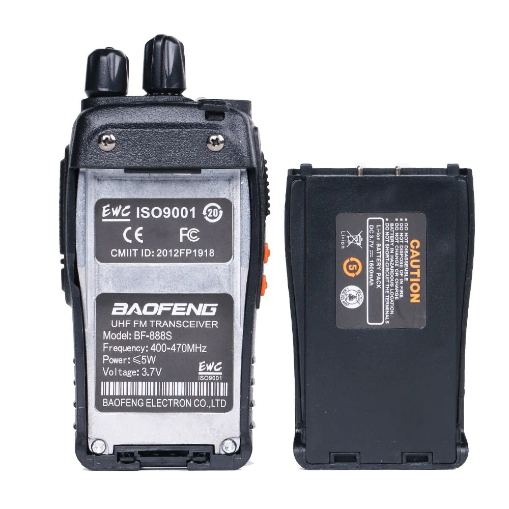 1 PCS Baofeng BF-888S Walkie Talkie 5W Handheld Pofung bf 888s UHF 400-470MHz 16CH Two-way Portable CB Radio - Image 4