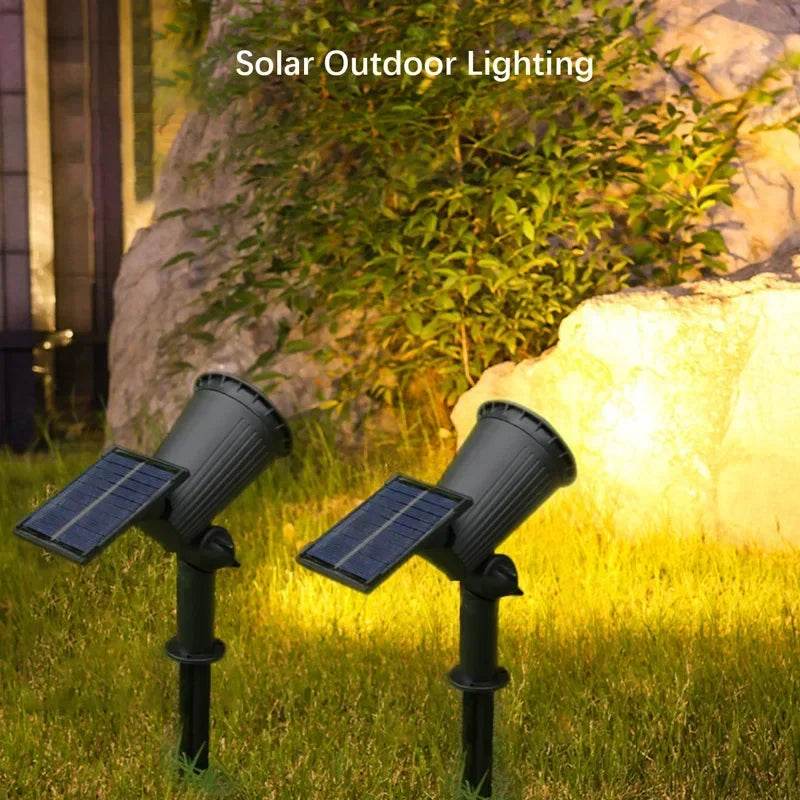9 LED Solar Spotlights | Waterproof Outdoor Garden & Patio Lights - Image 6
