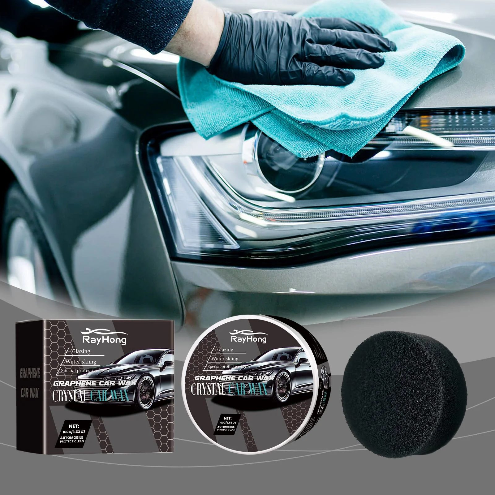 Auto Coating Paste, Anti-Scratch, Enhance Gloss, Decontamination Repair Car Paint Coating Maintenance And Repair Agent - Image 3