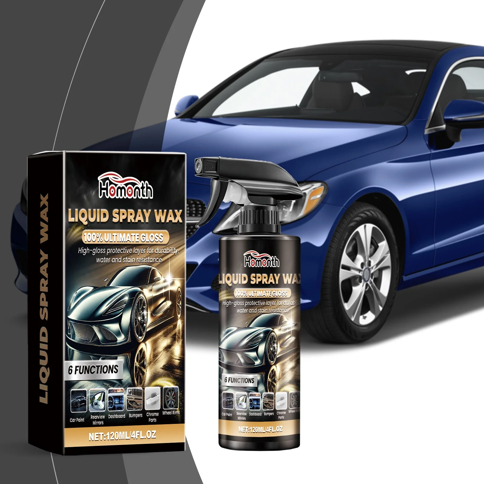Auto Coating Protective Spray Anti-Scratch Enhanced Gloss Paint Coating Spray Car Paint Maintenance - Image 3