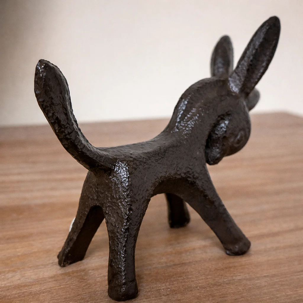 Cast Iron Donkey Figurine - Image 4