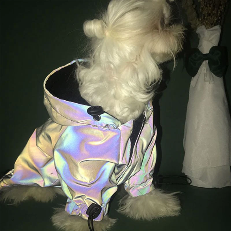 Fashion Pet Clothes Flashing Dogs Hoodie Jacket Reflective Clothing for Small Medium Large Dogs Jacket Clothing Pet Costume - Image 4