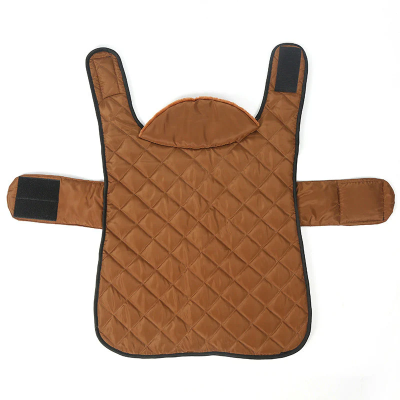 Heated Pet Clothing - New Fashion Warm Dog Cotton Jacket with Short Rabbit Fur - Image 3