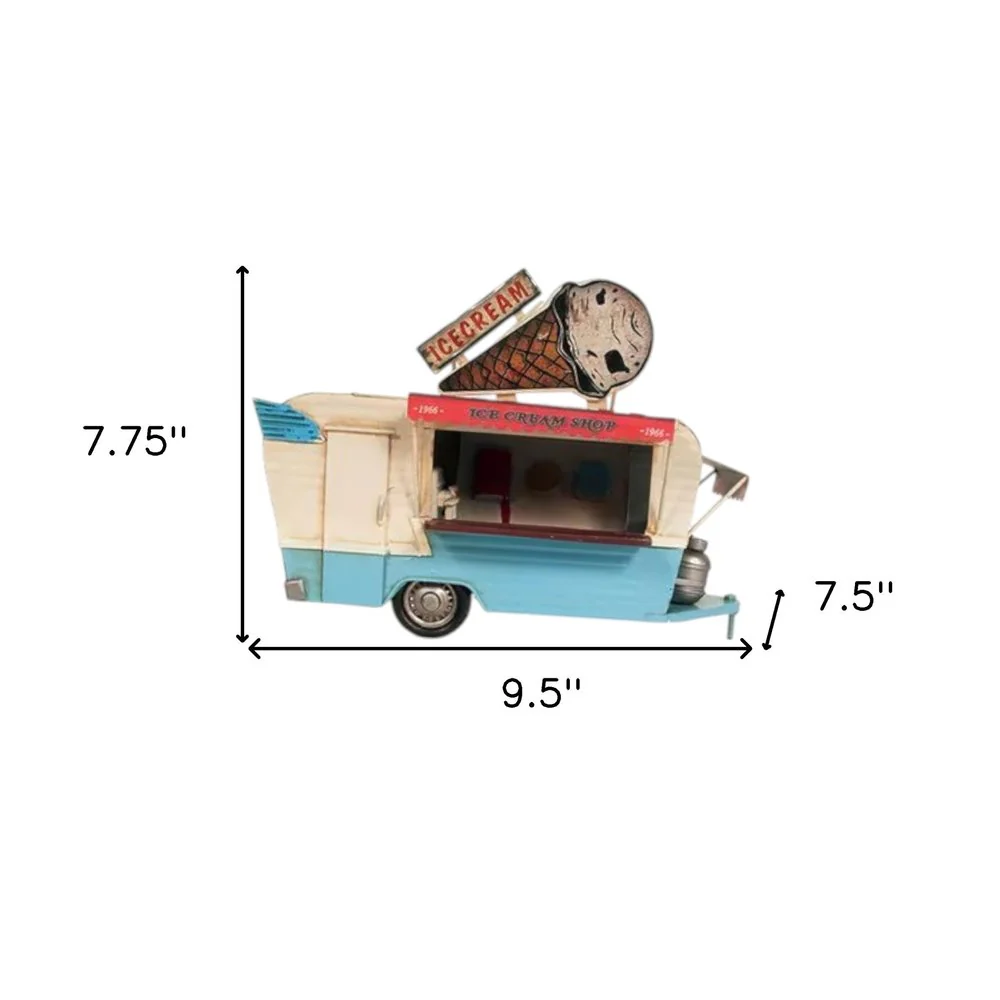 Ice Cream Trailer Metal Model - Image 7