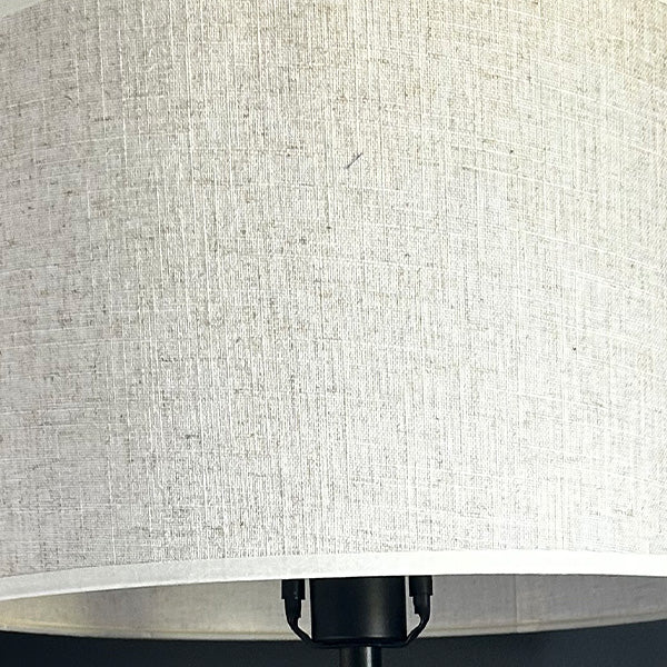 Intricate Beige Bedside Table Lamp - Image 5