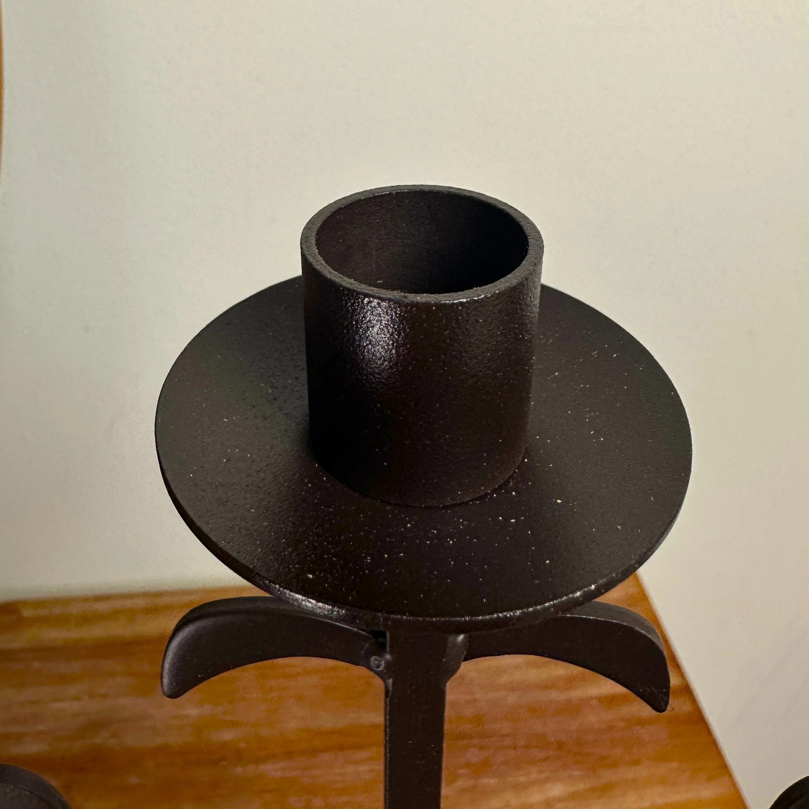 Iron Metal Rusted Candelabra - Image 4