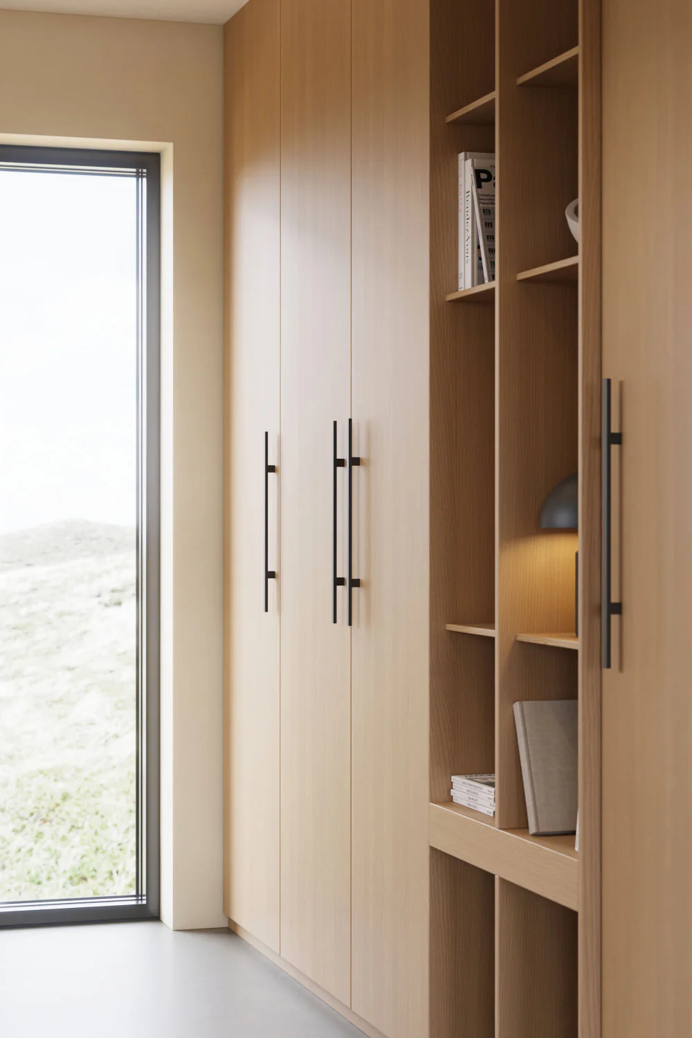 Lacquered Black Wood "Japan" Cabinet Knob and Drawer Pulls - Image 4