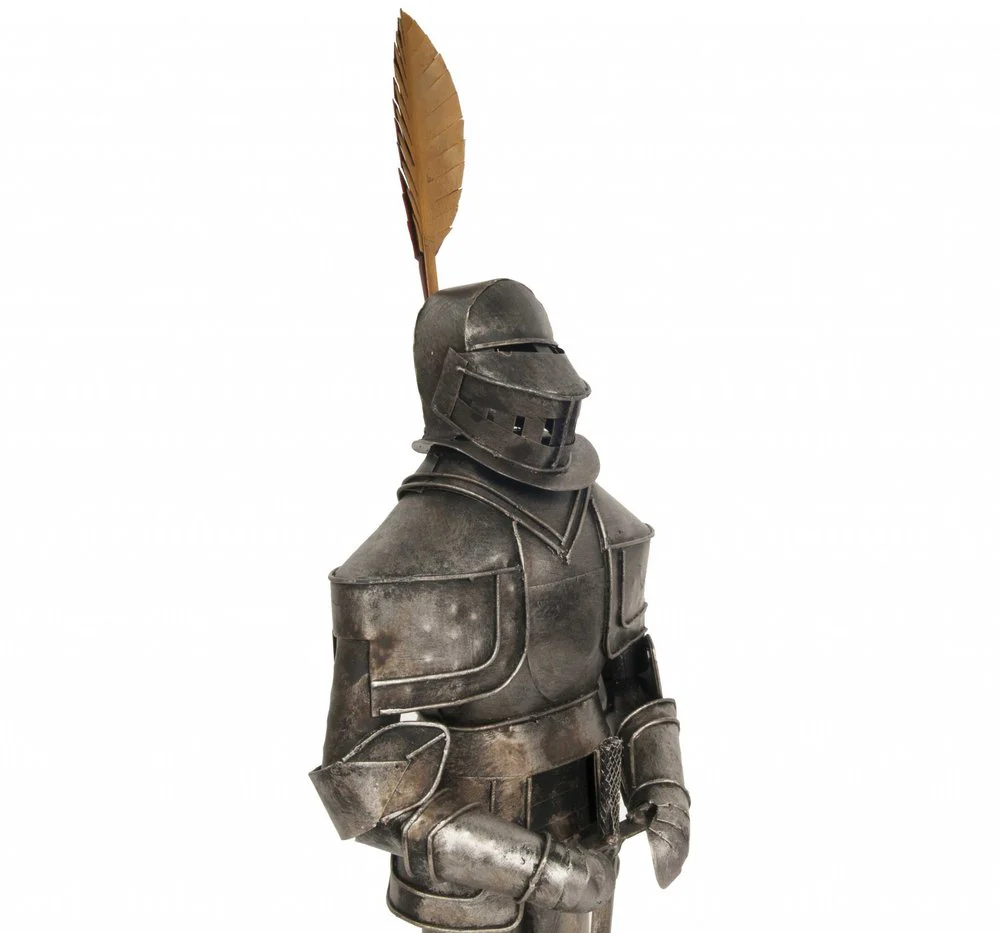 Medieval Armor Suit Tin Antique Decor - Image 8