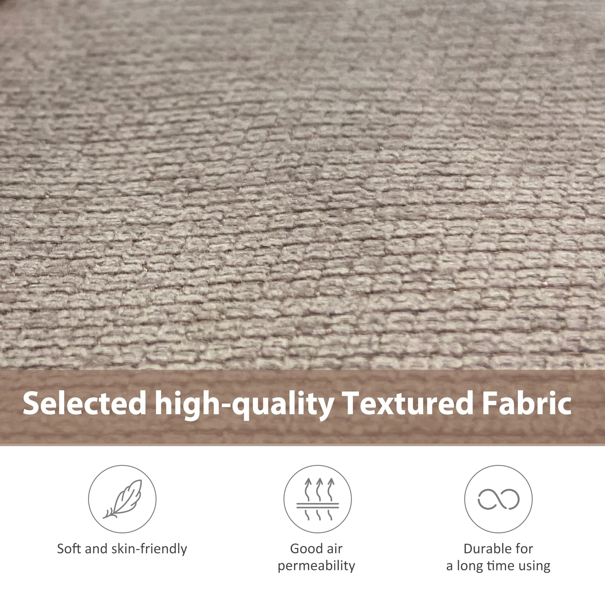 [New]81" Reversible Sectional Couch with Storage Chaise L-Shaped Sofa for Apartment Sectional Set Warm Grey - Image 11