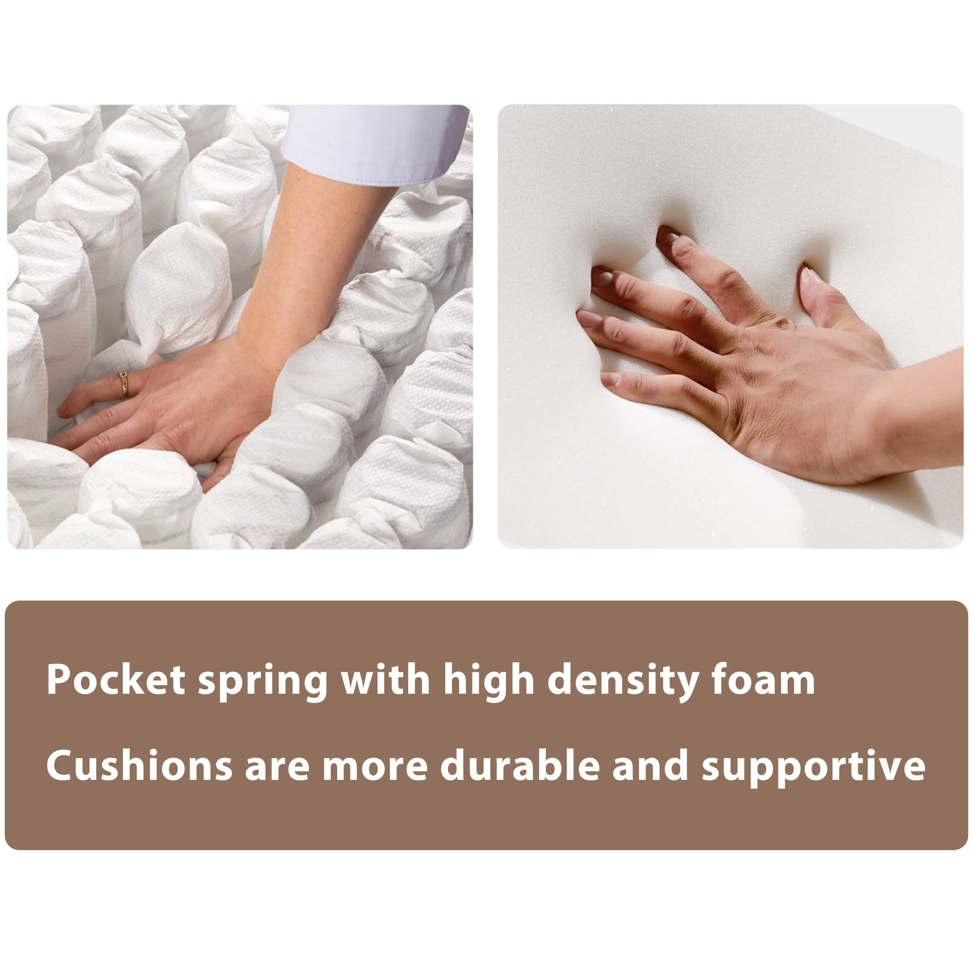 [New]81" Reversible Sectional Couch with Storage Chaise L-Shaped Sofa for Apartment Sectional Set Warm Grey - Image 6