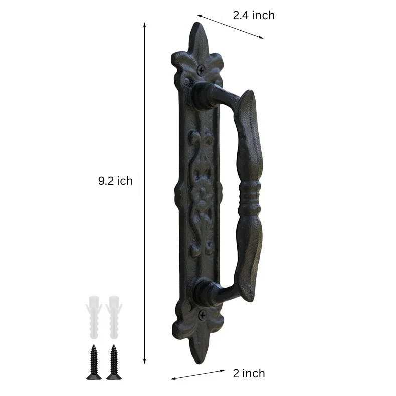 Ornate Cast Iron Door Pull Handle - Image 5