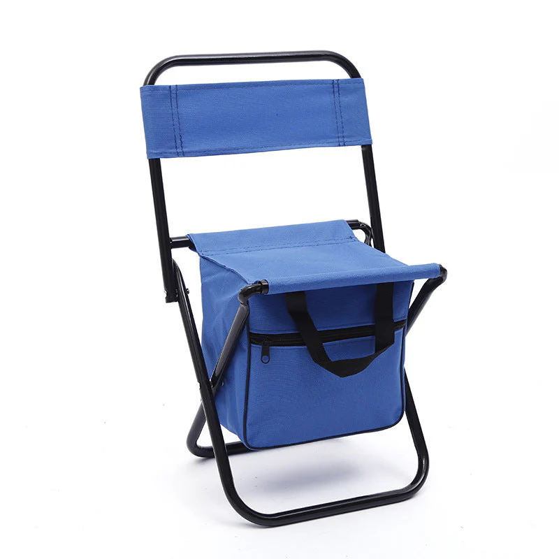 Outdoor Camping Folding Chair with Storage Backrest and Carrying Bag for Art Students' Sketching - Image 7