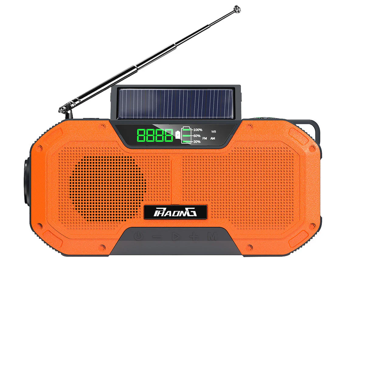 Outdoor Emergency Radio Bluetooth Speaker Solar Hand Flashlight Mobile Charging 5000 Mah Large Capacity - Image 6