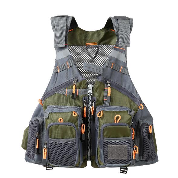 Outdoor Sport Fishing Life Vest Men Breathable Swimming Life Jacket Safety Waistcoat Survival Utility Vest - Image 4