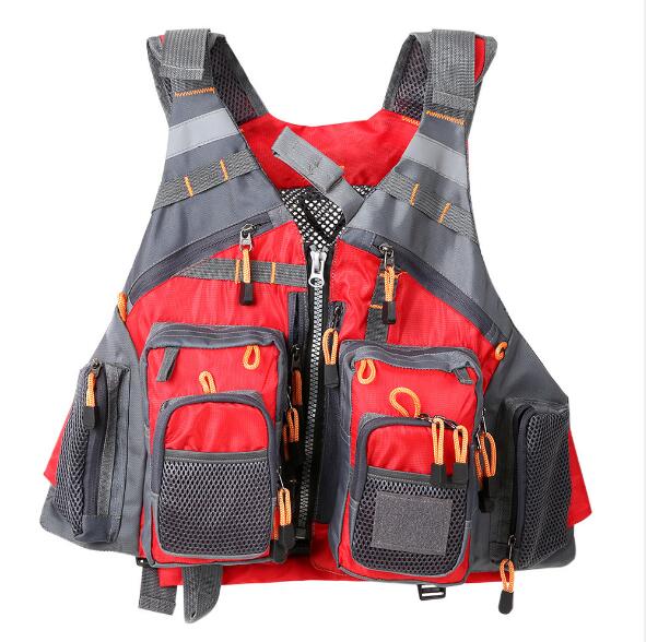 Outdoor Sport Fishing Life Vest Men Breathable Swimming Life Jacket Safety Waistcoat Survival Utility Vest - Image 6
