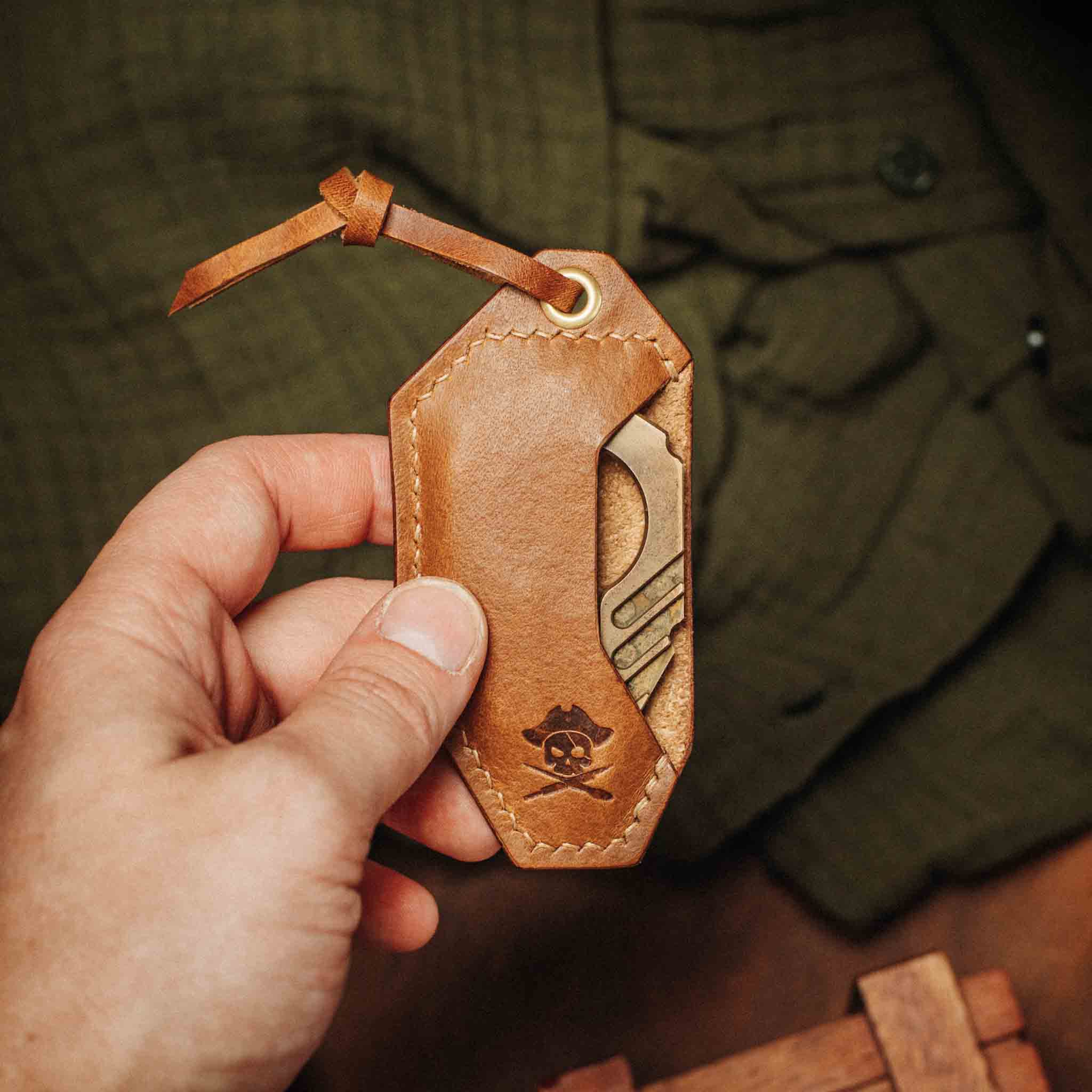 Pharaoh Bottle Opener Holder - King’s Pocket | Leather Case | Pharaoh Accessory - Image 4