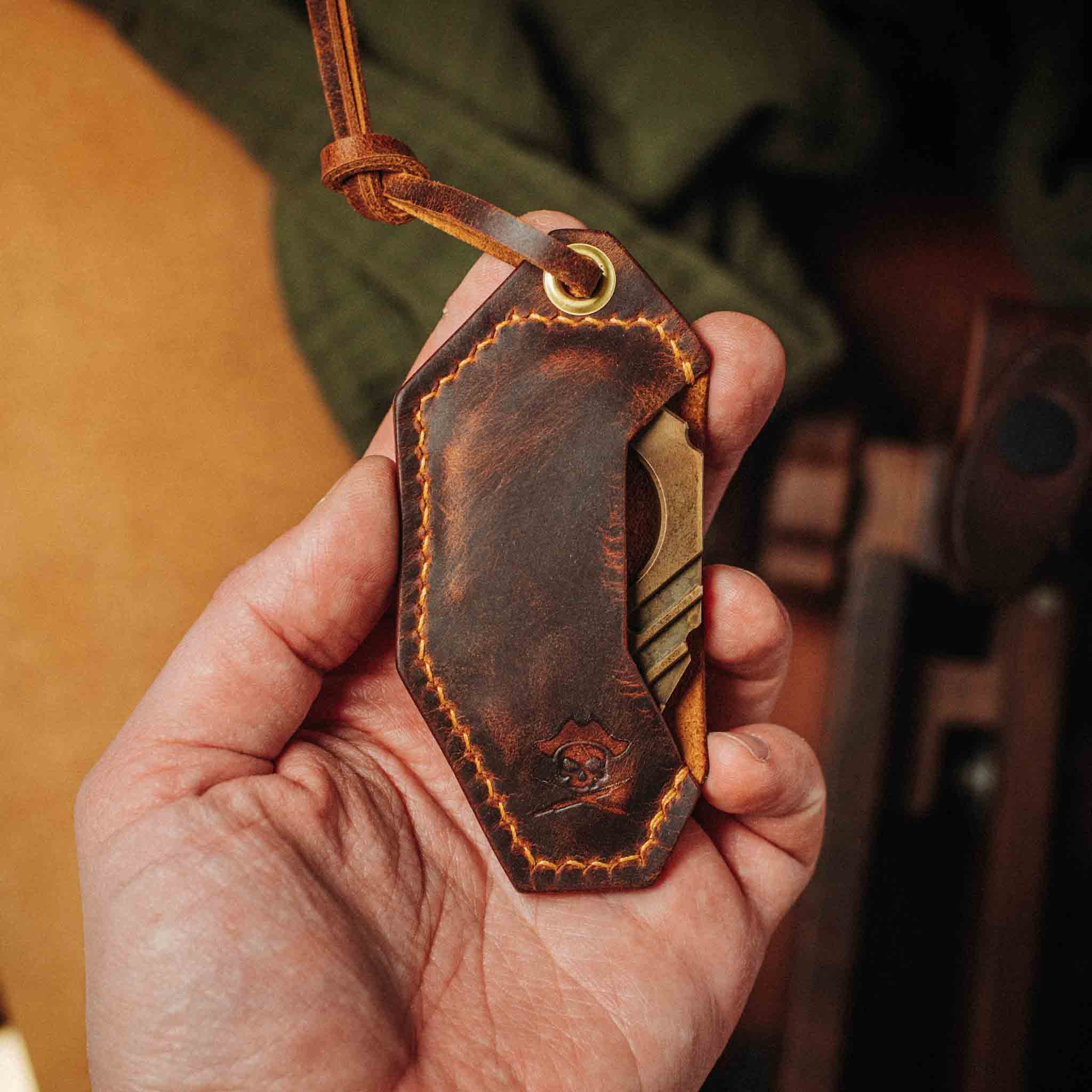 Pharaoh Bottle Opener Holder - King’s Pocket | Leather Case | Pharaoh Accessory - Image 6