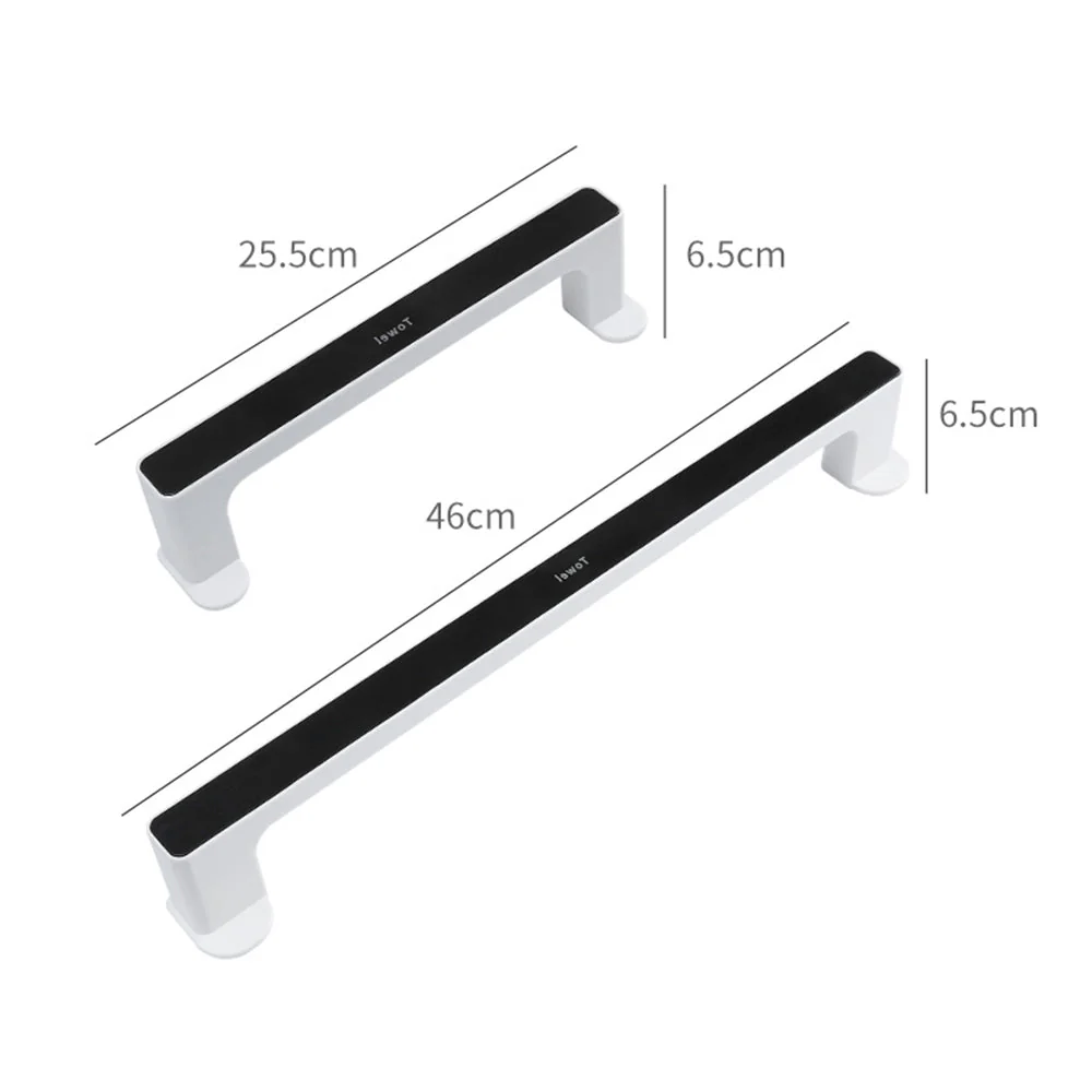 Towel Rack Punch Free Bathroom Bathroom Suction Cup Nordic Minimalist Creative Bath Towel Rack Rack Wall-Mounted Towel Bar - Image 5