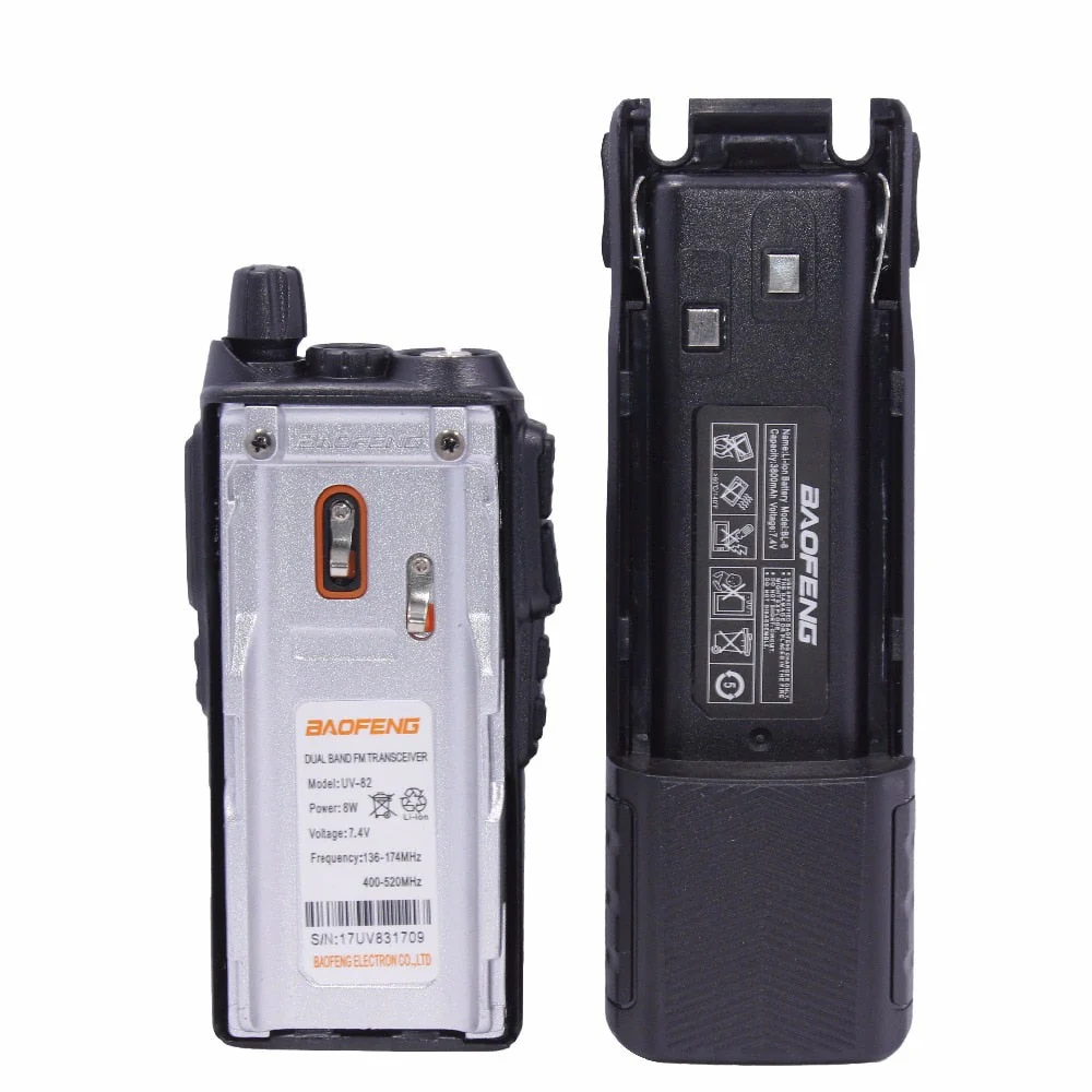 UV-82 8W Powerful Walkie Talkie 1/4/8Watts 10KM lLong Range 2 Way CB Radio UV 82 Handheld UV82 +na-771+Car Charger - Image 3