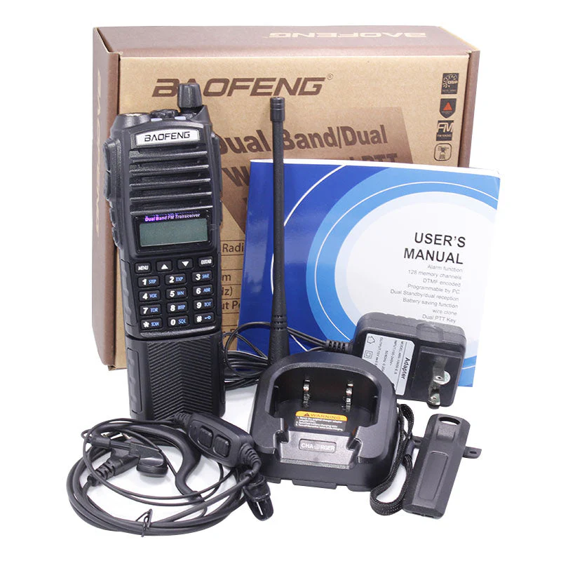 UV-82 8W Powerful Walkie Talkie 1/4/8Watts 10KM lLong Range 2 Way CB Radio UV 82 Handheld UV82 +na-771+Car Charger - Image 5